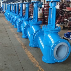 Válvula de Compuerta de Acero Fundido Revestida con PTFE DN100 Estándar Nacional para Medios Químicos Corrosivos Operación Manual - Product Image 2
