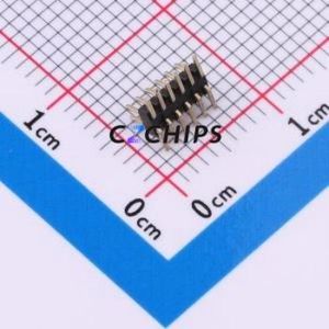 BX-PZ1.0-2-6PWZ Pin Header SMD,P=1mm Connector ( Pin Structure: 2x6P )( Pitch: 1mm )( Row Spacing: 1mm ) - Product Image 2