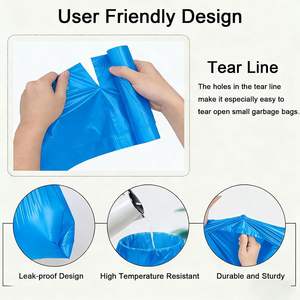 Bolsas de Basura Desechables de Polietileno Huamaohengchun, 22 Unidades, Negras, para Baño, Cocina, Dormitorio y Sala de Estar - Product Image 5