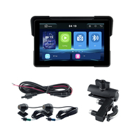 Écran de navigation pour moto de 7 pouces, CarPlay portable sans fil pour moto, écran de mise en miroir Android Auto