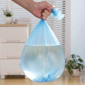 Small 4 Gallon PE Trash Bags Recycled Materials Bathroom & Office Garbage Bags for Exhibition Use Multicolor - Product Image 4