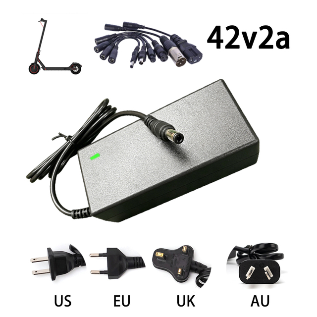 42V 2A Lithium Battery Charger with XLR Connector for Xiaomi M365 Electric Scooter Hoverboard Balance Car Power Adapter