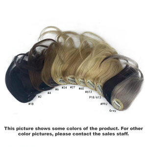 Parrucche con frangia a clip in 32 colori, <span class=keywords><strong>extension</strong></span> per capelli umani con frangia corta e voluminosa - Product Image 5