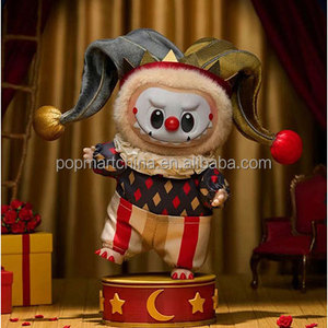 2025 nouveau authentique POP <span class=keywords><strong>La</strong></span> Bubus Halloween pourquoi si sérieux en peluche série boîte aveugle porte-clés pendentif jouet poupée Figurine boîte aveugle - Product Image 4