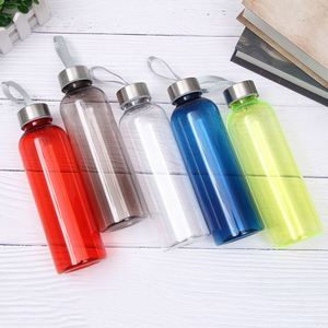 Bouteilles d'eau en plastique personnalisées avec logo promotionnel YS307, 500 ml, sans BPA, pour le sport et la remise en forme, neuves, 1000 ml avec couvercle en acier inoxydable - Product Image 3