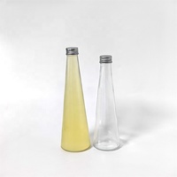 Nouvelle bouteille réutilisable en verre pour boissons, de qualité alimentaire, avec couvercles, pour jus et usage quotidien