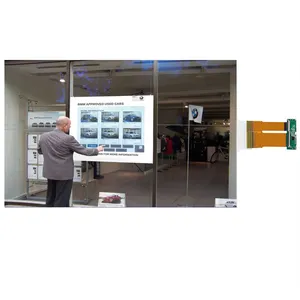 Lámina multitáctil interactiva transparente, lámina de pantalla táctil capacitiva de 84 pulgadas, compatible con pantalla LCD/LED o proyector