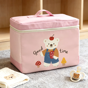 Caja de Almacenamiento de Juguetes de Gran Capacidad, Organizador de Tela Plegable con Tapa Superior y Asa de Agarre, Contenedor para Guardar en el Dormitorio o el Armario - Product Image 6