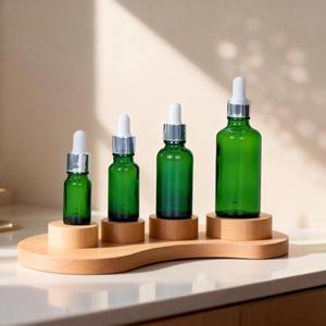 Bottiglie in Vetro Smerigliato Trasparente con Tappo a Vite in <span class=keywords><strong>Verde</strong></span>, Blu <span class=keywords><strong>e</strong></span> Marrone per Essenze <span class=keywords><strong>e</strong></span> Oli Essenziali, Varie Capacità - Product Image 6