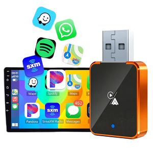 Adaptateur CarPlay sans fil <span class=keywords><strong>Orange</strong></span> 2-en-1 Mini CarPlay & Android Auto, Convertir filaire en sans fil pour iPhone & Android - Product Image 1