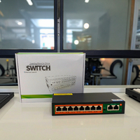 Switch Jaringan Gigabit 4+2 PoE dengan Fungsi QoS & Pemantauan CCTV Kompatibel dengan Kamera Hikvision