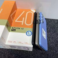 Teléfono Inteligente Spark 40 Pro de 6.8 Pulgadas con Android, Altavoz Dual, IP64, 5200 mAh, Teléfono Original Inteligente, 24+512 GB