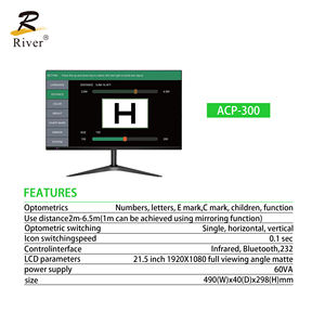 Instrumento óptico de calidad certificada a bajo precio, Monitor de gráfico de visión LCD, gráfico de prueba de visión Led de 2000 - Product Image 2