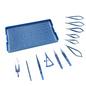 Ensemble manuel de chirurgie de la cataracte en titane de classe I - Porte-aiguilles ophtalmique pour l'implantation de <span class=keywords><strong>micro</strong></span>-lentilles intraoculaires - Product Image 1