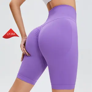 Geen See Through Apex Zweet-Wicking Hoge Taille Big Butt Sexy Hot Meisje Naadloze Leggings Athletic Gym Shorts