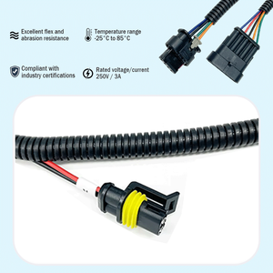 ขั้วต่อกันน้ำสำหรับรถยนต์ Tyco Amp 1.5 แบบตัวผู้ตัวเมีย พร้อมสายไฟ 1 2 3 4 5 6 พิน - Product Image 2