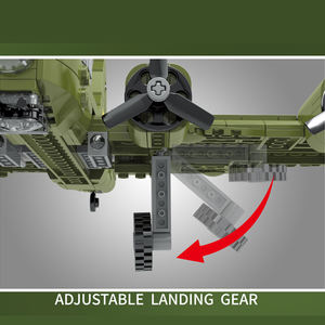 886 Uds. Bloques de construcción de plástico para hombre, avión <span class=keywords><strong>militar</strong></span>, juguete educativo, juguetes del ejército, avión de combate, vehículo jet del ejército, modelo de avión de juguete, Uds. - Product Image 3