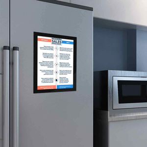 Soporte de señal magnético A3 A4 A5 A6 Carta Marco de imagen magnético Marcos adhesivos magnéticos para refrigerador - Product Image 2