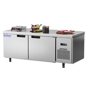 Réfrigérateur sous comptoir certifié ETL : Refroidisseur d'air à température unique pour présentoir et rangement sur plan de travail de cuisine. - Product Image 1