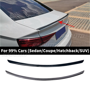 สปอยเลอร์หลังแบบยูนิเวอร์แซล สำหรับรถเก๋ง คูเป้ แฮทช์แบค SUV 99% ของรถทั่วไป  สำหรับ Audi A3 A4 Honda VW Golf Mazda 3 อุปกรณ์ตกแต่งรถยนต์ - Product Image 1