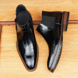 Chaussures habillées formelles en cuir véritable pour hommes, sur mesure, haut de gamme et luxueuses, chaussures en cuir élégantes pour hommes pour les occasions formelles - Product Image 4