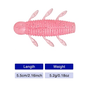 3 colores nuevo 3,5 Cm 0,7G cigarra Pupa <span class=keywords><strong>de</strong></span> patas múltiples cebo suave hundimiento lento patata Bug Road asiático lubina señuelo <span class=keywords><strong>de</strong></span> pesca suave - Product Image 2