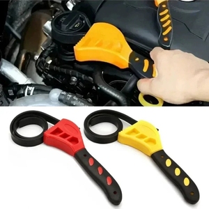 Ayarlanabilir Anahtar Seti Çapı 6 inç ve 8 inç, Yağ Filtresi Anahtarı, Kavanoz Açacağı, 2'li Paket Kauçuk Kayışlı Anahtar - Product Image 5