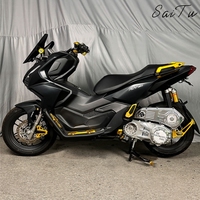 Couvercle inférieur du filtre à air en alliage d'aluminium SaiTu pour la modification/amélioration des scooters ADV160 PCX160