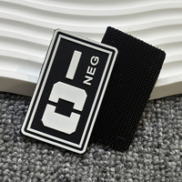 Patchs personnalisés en PVC phosphorescents en forme d'étoile avec support thermocollant, design 3D en relief, fournisseur OEM éco-responsable