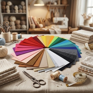 Feutre en laine 100% naturelle, coloré, pour vêtements, tissé et teint, avec <span class=keywords><strong>motif</strong></span>, en tissu RPET - Product Image 1