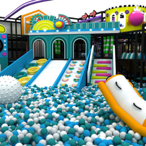 Bản vẽ thiết kế miễn phí an toàn kèm theo công viên Trampoline trẻ em thương mại lớn với hố xốp và chiến binh Ninja - Product Image 5