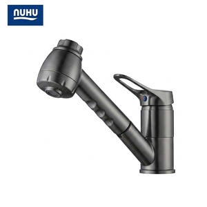 <span class=keywords><strong>Robinet</strong></span> mélangeur de cuisine en laiton à douchette extractible, double fonction avec douchette et tuyau, emballage personnalisé en gros, produit phare - Product Image 2