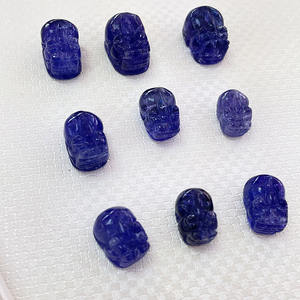 Оптовая продажа, кабины из натурального танзанита Pi Xiu в форме драгоценных камней и режущих рук, Гравировка «Diy» - Product Image 1
