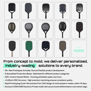 Raquette <span class=keywords><strong>de</strong></span> pickleball OEM d'usine 16 mm thermoformée T700 sablée avec mousse GearOne pour une <span class=keywords><strong>distribution</strong></span> uniforme du stress <span class=keywords><strong>à</strong></span> l'impact - Product Image 4