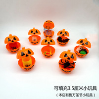 Boîte mystère d'Halloween : Mini boîte vide en forme de citrouille pour remplissage, rangement, cadeaux DIY, décorations et faveurs de fête