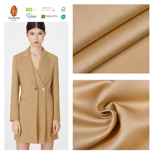 Venta al por mayor de tela de lino Tencel, tela de diseñador, comodidad transpirable Tencel72 % Linen28 % tela para ropa - Product Image 1