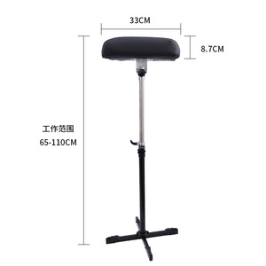Support de bras réglable en hauteur pour tatoueurs, repose-main pour table de travail, accessoires de maquillage permanent - Product Image 2