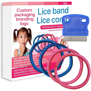 Bande de cheveux pour enfants peigne <span class=keywords><strong>anti</strong></span>-<span class=keywords><strong>poux</strong></span> Kit de traitement de bande de cheveux <span class=keywords><strong>anti</strong></span>-<span class=keywords><strong>poux</strong></span> prévention naturelle non toxique sans danger pour tous les cheveux tête enfants - Product Image 3