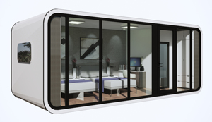 El <span class=keywords><strong>Hotel</strong></span> invierte en una cápsula móvil completamente ensamblada, una cabina de estar al aire libre con casas prefabricadas decoradas en el interior - Product Image 6