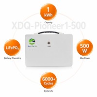 Générateur solaire XDQ Pioneer1-500 1kWh LiFePO4 314Ah, station d'alimentation portable 500W MPPT pour utilisation hors réseau, OEM personnalisé