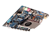 Carte mère Intel Core I7 6500U 2LAN Thin Mini-ITX avec graphismes HD 520, prise en charge 4K, écrans VGA/LVDS/HDM, 16 Go DDR3L, 6 ports COM