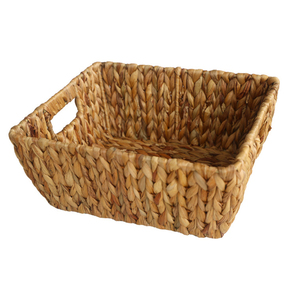 <span class=keywords><strong>Panier</strong></span> artisanal vietnamien avec poignées en <span class=keywords><strong>bois</strong></span>, rectangulaire, pour la maison, paniers à poignées, <span class=keywords><strong>panier</strong></span> de rangement en jacinthe d'eau tissé à la main - Product Image 4