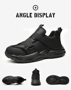 908-5 Çok Satan Erkek İş Güvenliği Ayakkabıları EVA ve Çelik Burunlu Toptan Ucuz Fiyat Sonbahar Deri Bot File ve Kauçuk Tabanlık - Product Image 2