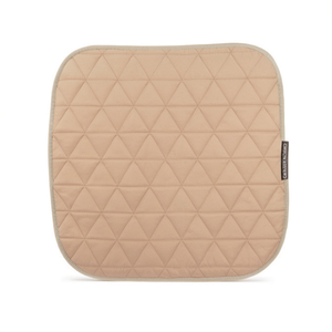 เบาะรองนั่งผ้าสีเบจลายควิลท์เพื่อความสบายสำหรับเก้าอี้ - Product Image 2