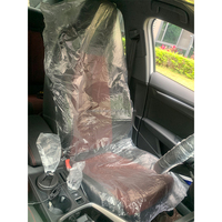 Allgemeine Autowartung Einweg-Plastik-Sitzbezug Schalthebelabdeckung Papier-Autofußmatte