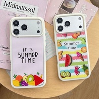 Funda de Teléfono Móvil Personalizada OEM con Diseño de Frutas de Verano, Impresión UV, Antigolpes, Antihuellas, TPU+Acrílico para 11-17 Pro Max