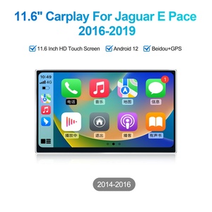 NaviHua Nouvel autoradio Android à écran incurvé de 11,8 pouces pour Jaguar E Pace 2016 2019, système multimédia Carplay, navigation, moniteur - Product Image 2