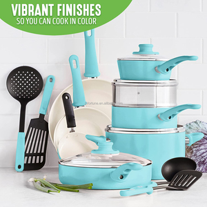 Bộ Nồi Và Chảo Nấu Ăn 16 Món Bằng Gốm Không Dính Bán Chạy Nhất - Product Image 6