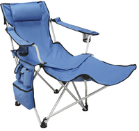Nouveau Design chaise de Camping avec sac isotherme, grande chaise de plage de 300lb