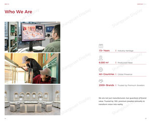 Vitrine Murale à Bijoux en Acier Doré et Verre Courbé – Optimisez Vos Ventes – Conception Personnalisée pour Magasins – Fournisseur Chinois de Premier Plan - Product Image 4